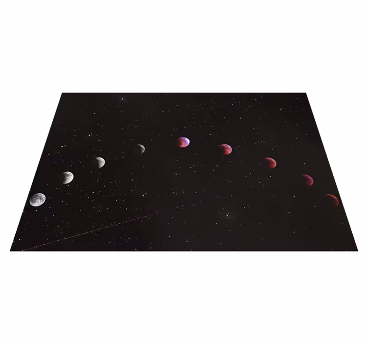 Vinyl Teppich kindlich planetenkonstellation - TenStickers