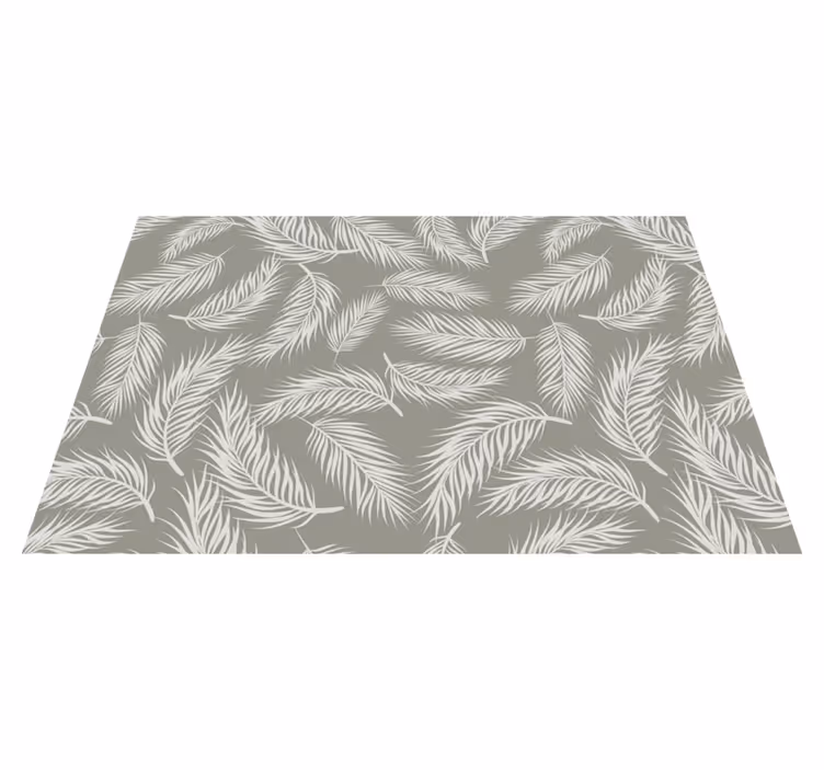Vinyl Teppich Natur laub botanisches konzept - TenStickers