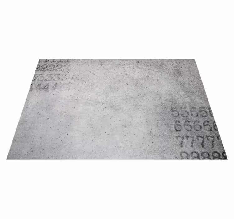Vinyl Teppich Steinoptik numerische Steinstruktur - TenStickers
