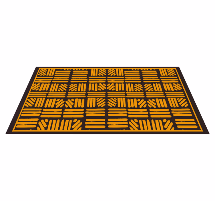 Vinyl Teppich Ethnisch abstraktes geometrisches muster - TenStickers