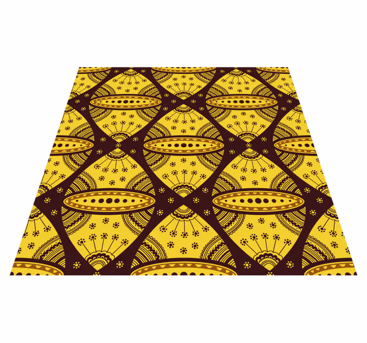 Vinyl teppich mandala inspiriert von symmetrie - TenStickers