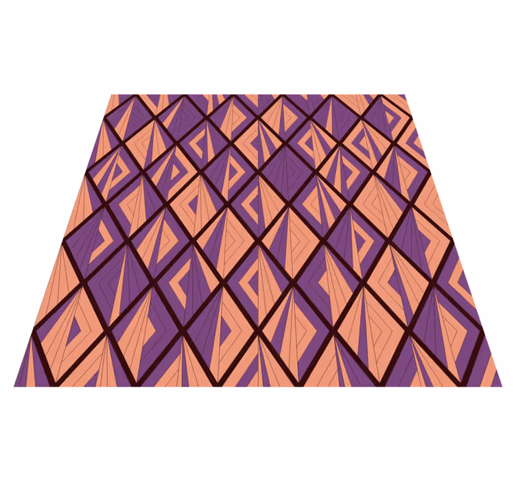 Vinyl teppich geometrisch harmonisches muster - TenStickers