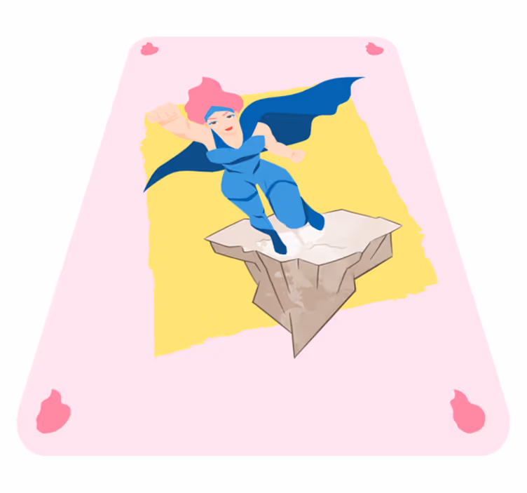 Vinyl Teppich Kinder bilder von superhelden-abenteuern - TenStickers