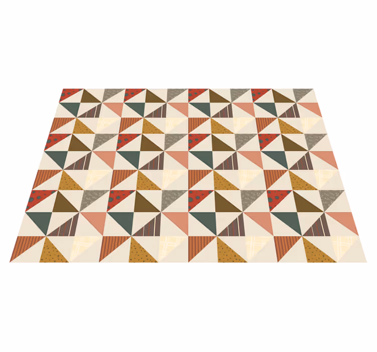 Vinyl Teppich geometrisch eklektische geometrische formen - TenStickers