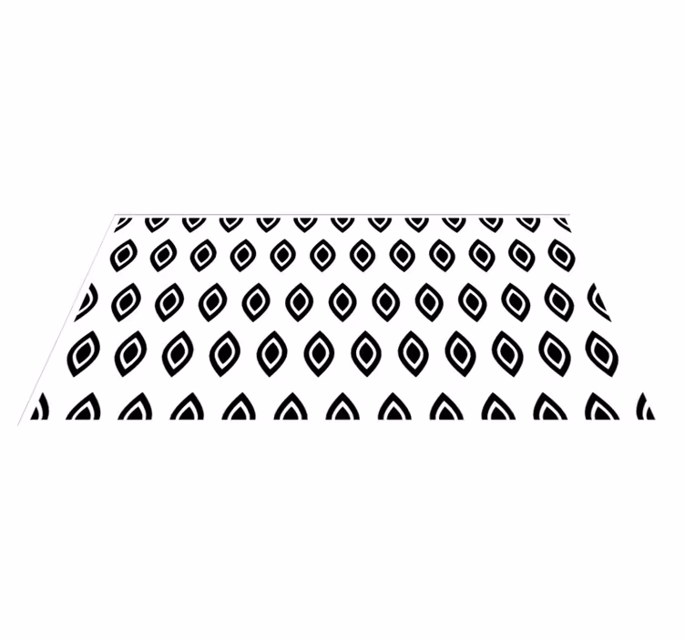Vinyl Teppich modern geometrisches augenmotiv - TenStickers