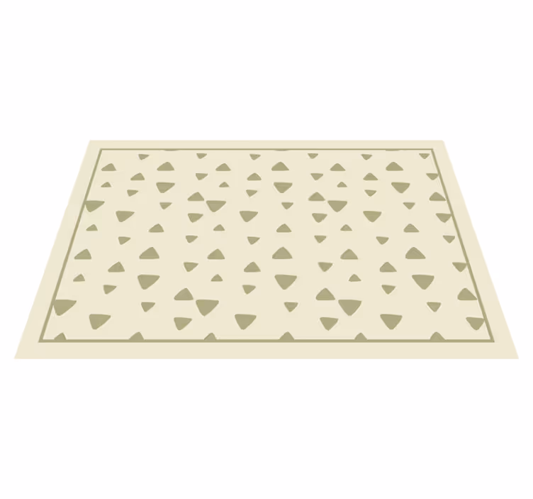 Vinyl Teppich geometrisch dreieckiges muster - TenStickers