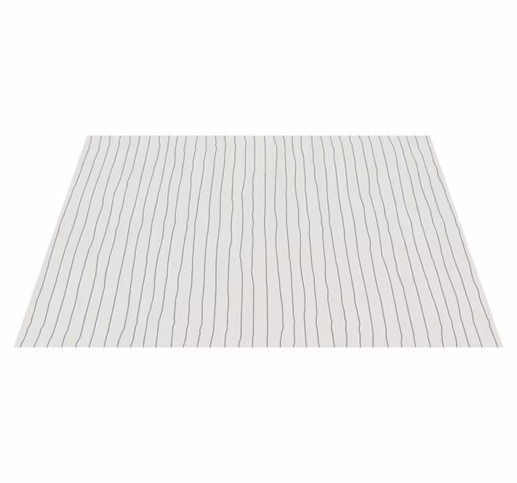 Vinyl Teppich gestreift lineares monochrom - TenStickers