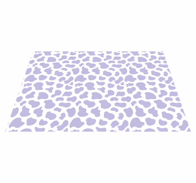 Vinyl Teppich Tiermuster lavendel-leopardenflecken - TenStickers
