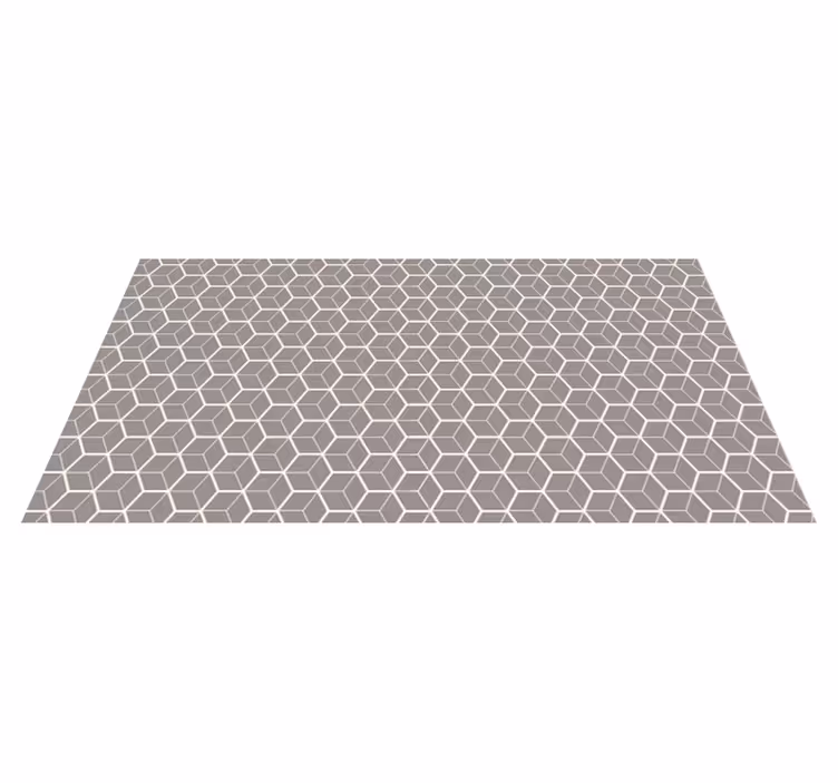 Vinyl Teppich geometrisch geometrisches gitter - TenStickers
