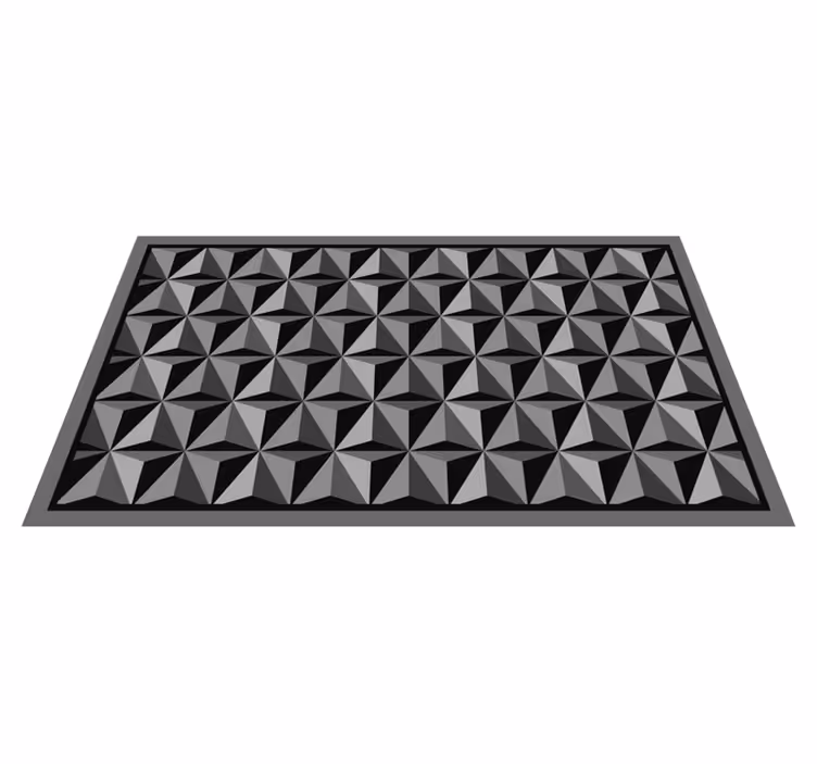 Vinyl Teppich geometrisch geometrische muster - TenStickers