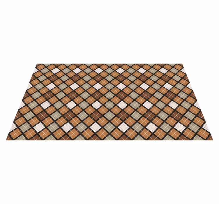 Vinyl Teppich Fliesenoptik mosaikmusterstil - TenStickers