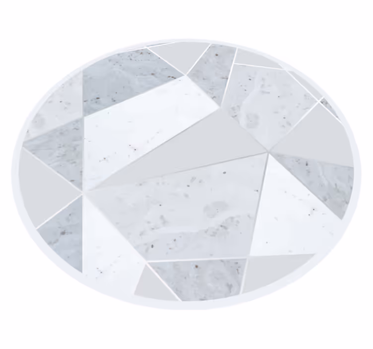 Vinyl Teppich Marmor geometrische Marmorstruktur - TenStickers