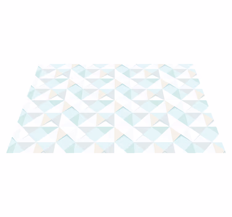 Vinyl Teppich Geometrisch geometrische Musterüberlagerung - TenStickers