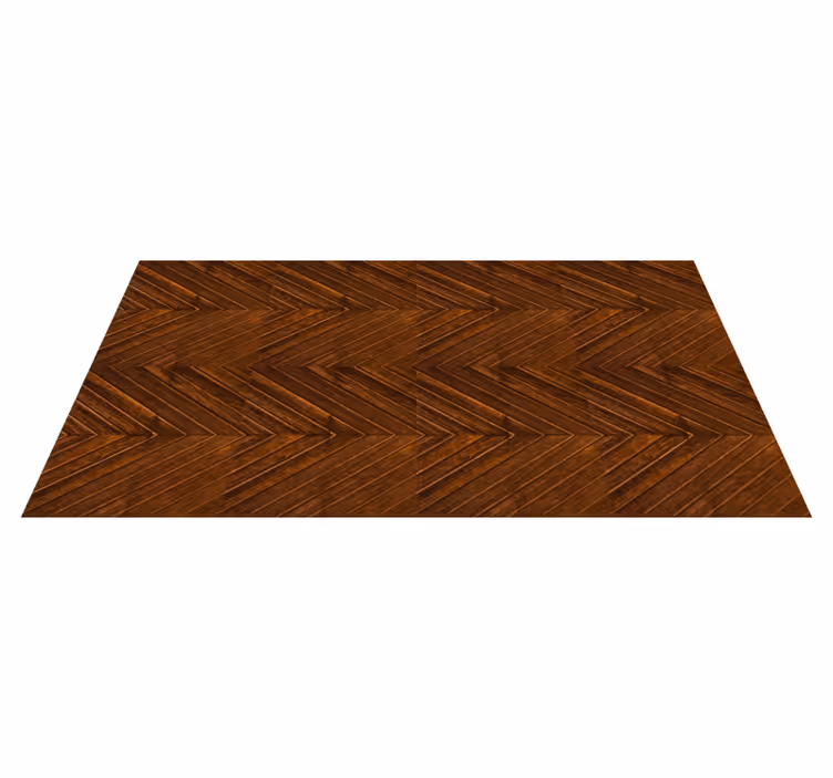 Vinyl Teppich Holz klassisches Fischgrätenmuster - TenStickers