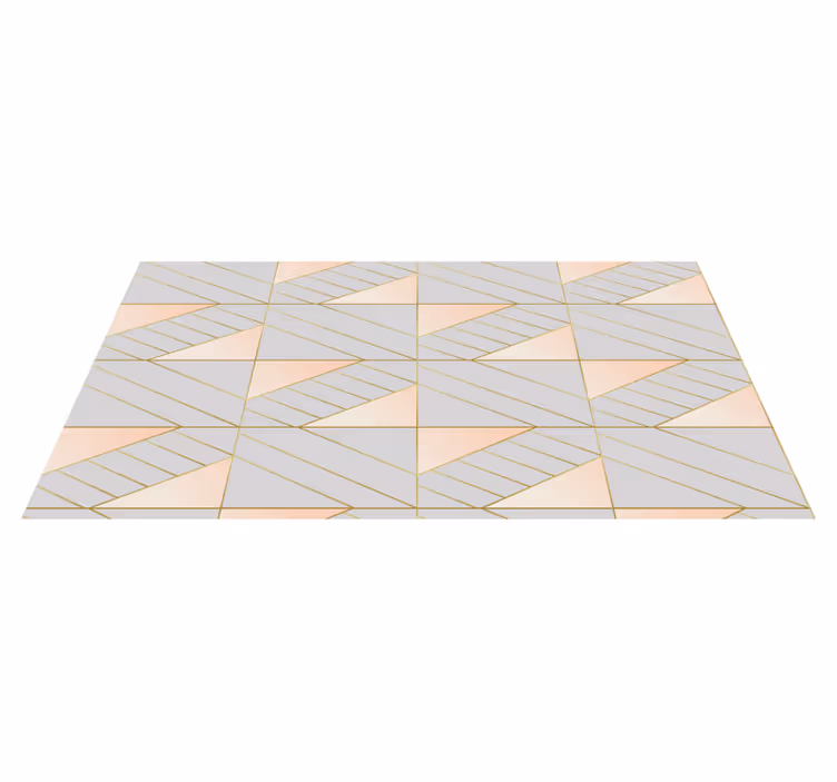 Vinyl Teppich Geometrisch raues abstraktes Muster - TenStickers