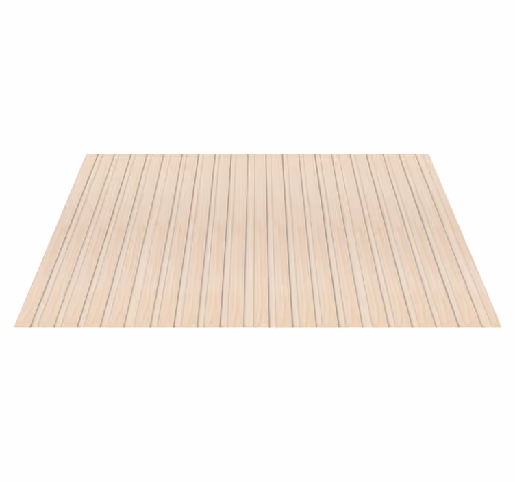 Vinylteppich Holz Streifenmuster Beige - TenStickers
