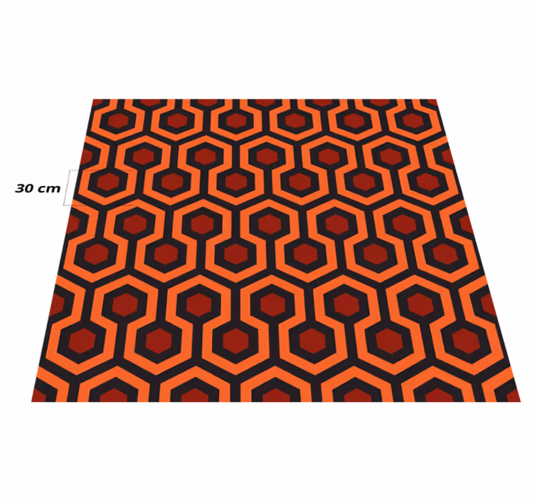 Vinylteppich geometrisch glänzender Flur - TenStickers