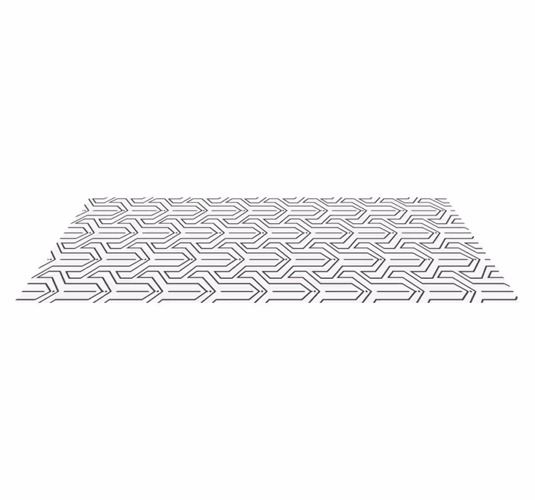 Vinylteppich geometrisches Muster - TenStickers