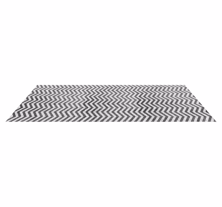 Vinylteppich geometrisch zickzack-Muster - TenStickers