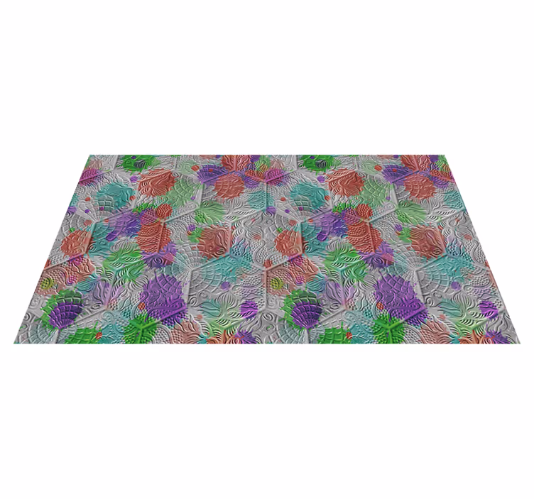 Vinylteppich bunte Gaudi-Fliesen - TenStickers