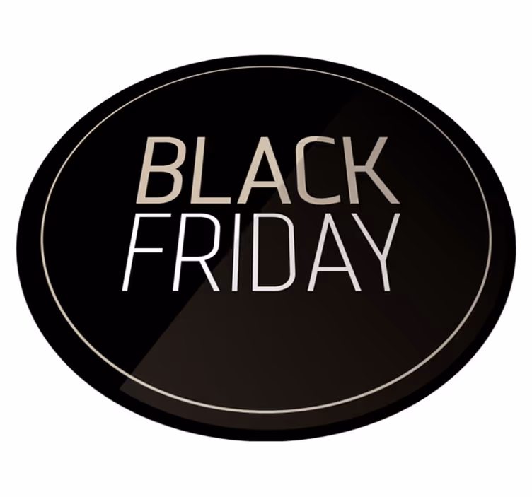 Vinyl Teppich rund  Black Friday - TenStickers