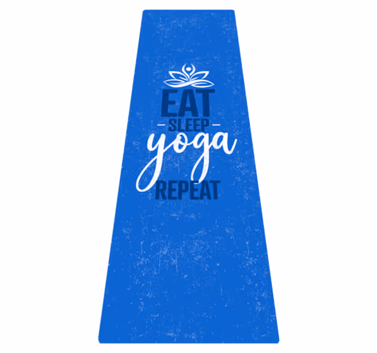 Vinyl Mandala Yoga Teppich - TenStickers