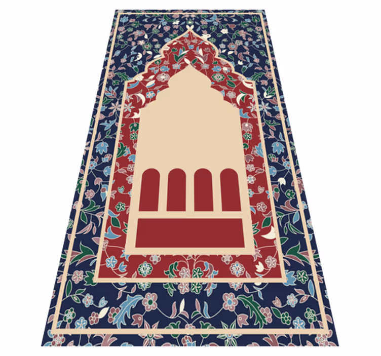Vinylteppich rechteckig Persischer Blumenmuster  - TenStickers