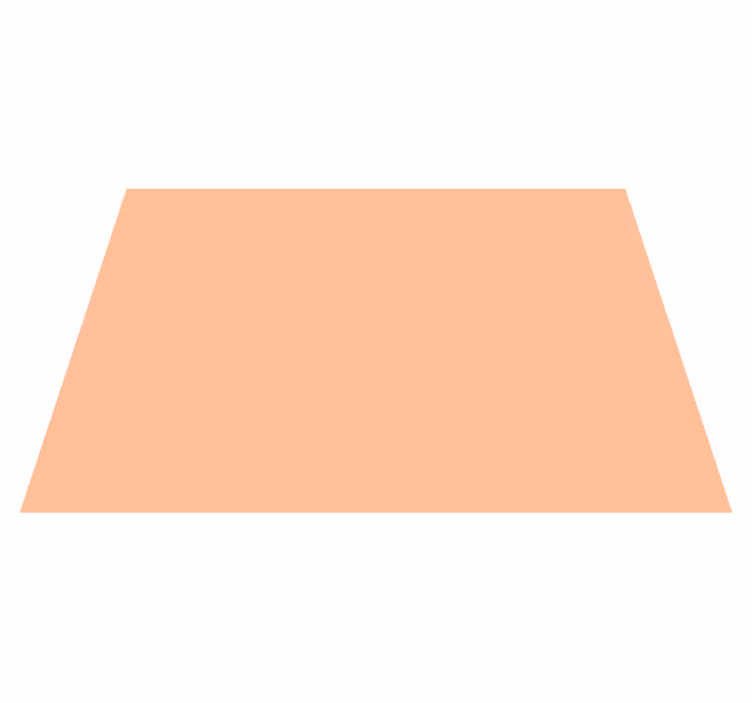Vinylteppich rechteckig Pantone 2024 Peach Fuzz - TenStickers