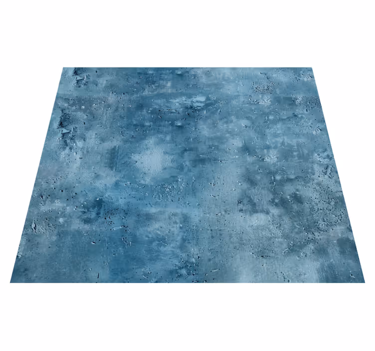 Vinyl Teppich blau strukturiertes Design - TenStickers