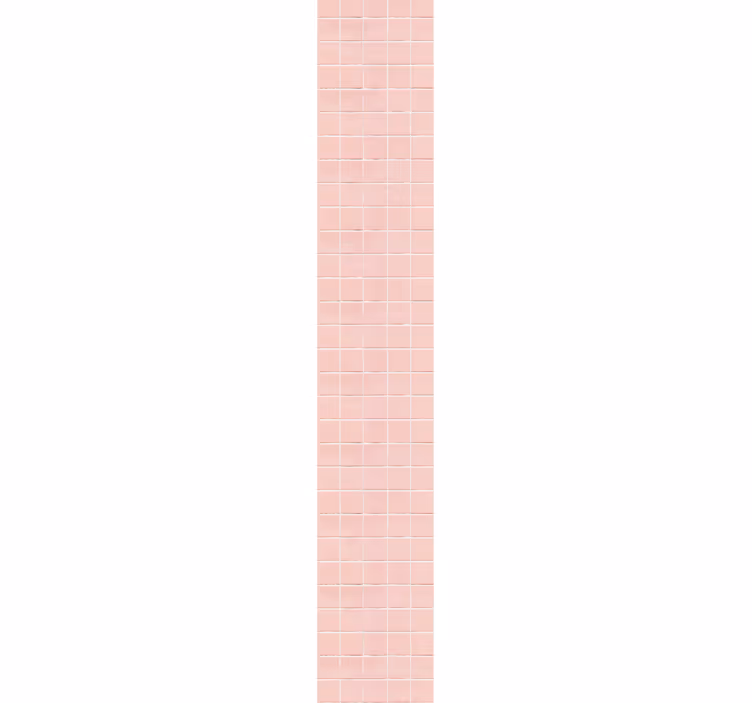 Tapete Fliesenoptik rosa mosaikmuster - TenStickers
