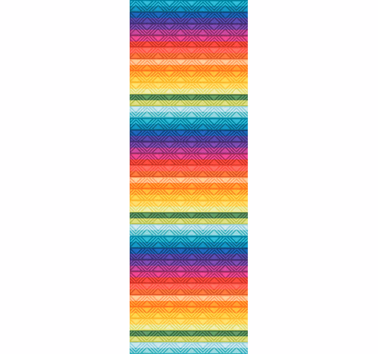 Gestreifte Tapete lebendige geometrische streifen - TenStickers