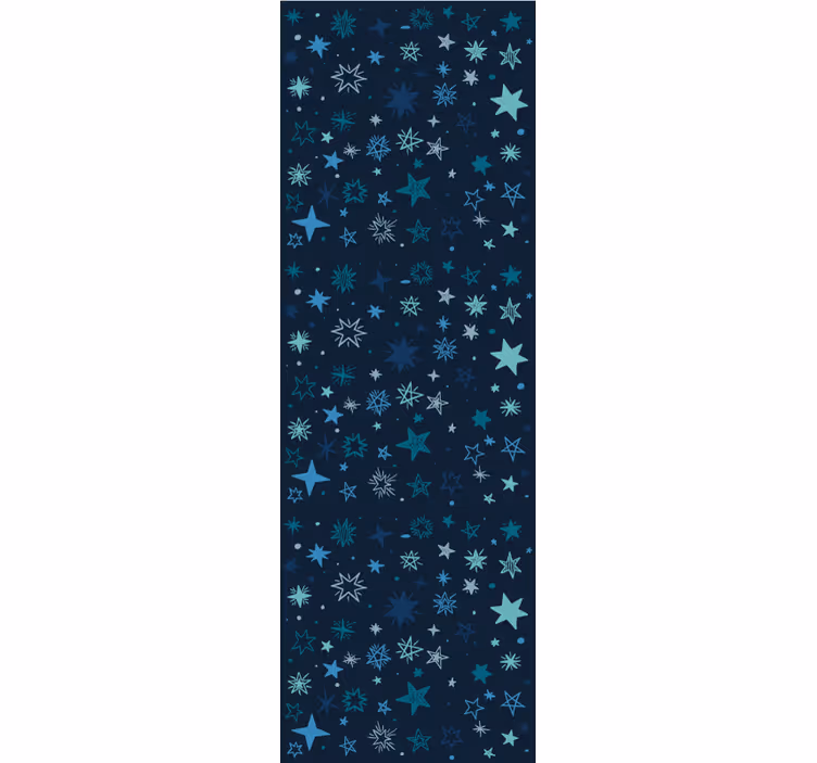 Tapete Sternenhimmel blaue nachtszene - TenStickers