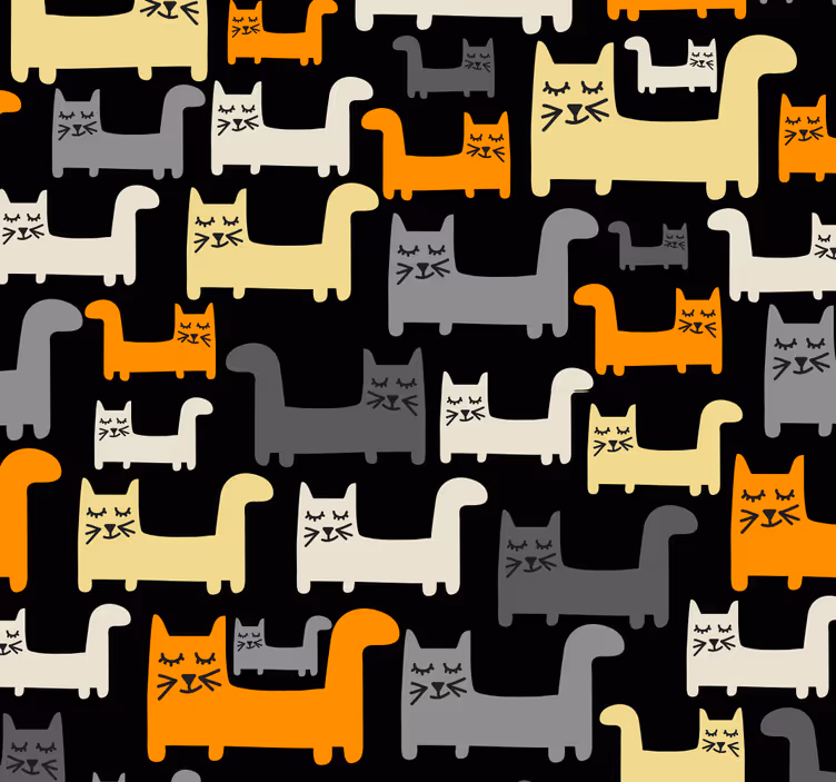 Tapete Katzen originelles motiv - TenStickers