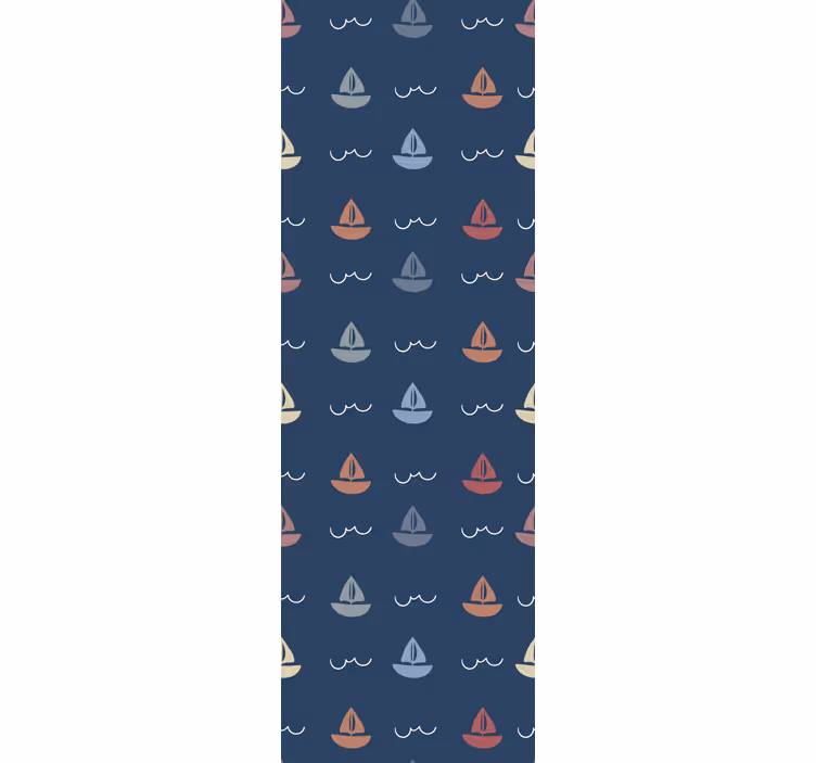 Tapete Kinderzimmer segelboote motiv - TenStickers