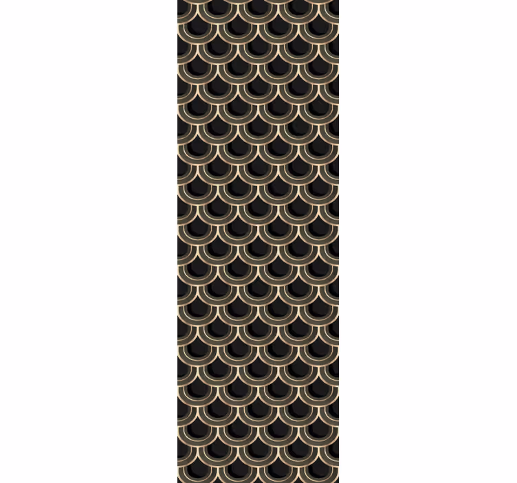 Ornament Tapete elegantes jakobsmuschelmuster - TenStickers