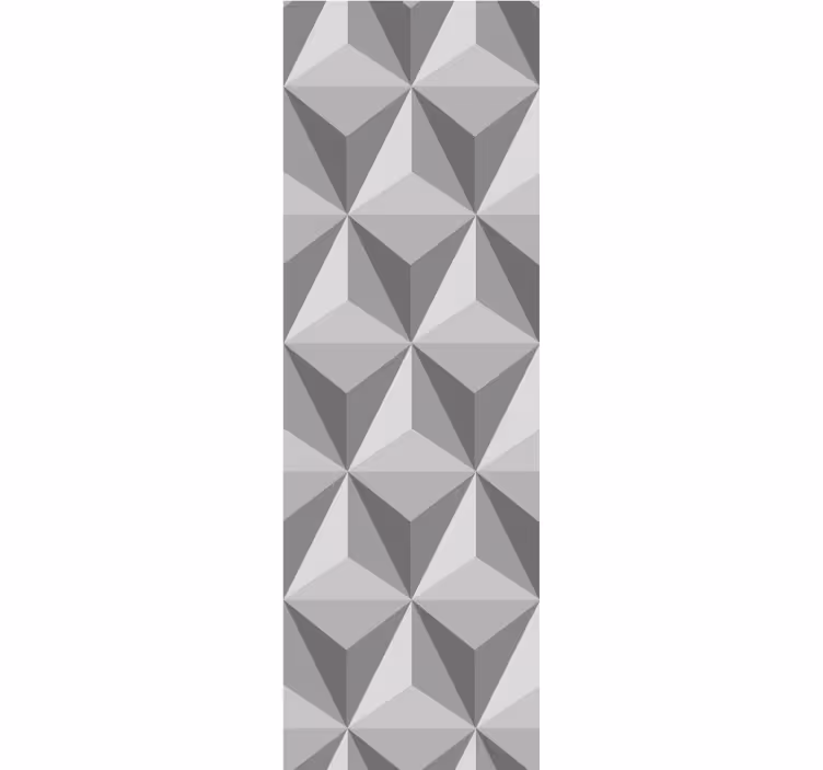Tapete geometrisch 3d-pyramidenmuster - TenStickers