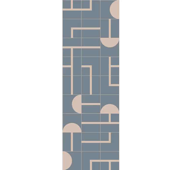 Tapete geometrisch beige stilvolle formen - TenStickers