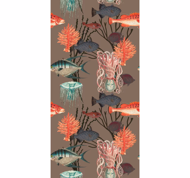 Fische Tapete unterwasserleben - TenStickers