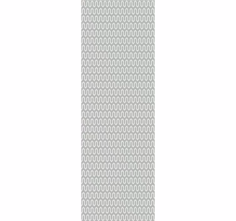 Tapete geometrisch glattes wellenmuster - TenStickers