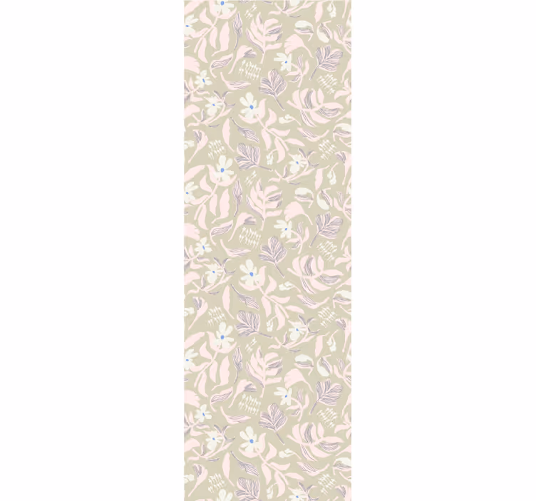 Blumentapete zarte florale natur - TenStickers