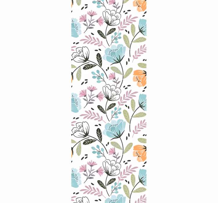 Tapete Badezimmer florales botanisches arrangement - TenStickers