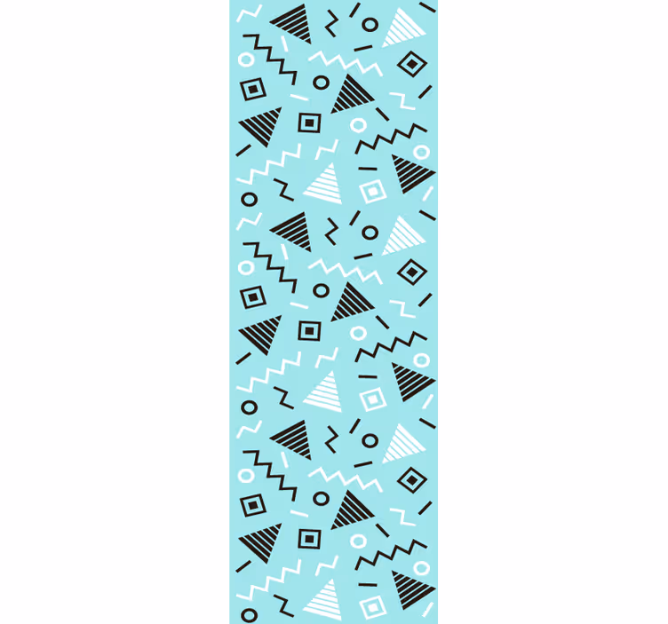 Tapete geometrisch lustiges modernes memphis - TenStickers