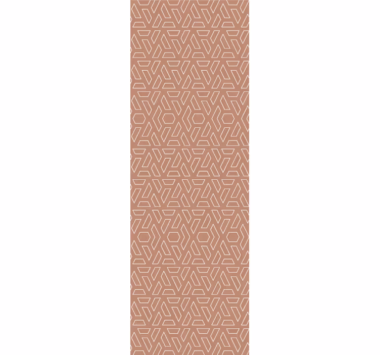 Tapete geometrisch abstraktes formmuster - TenStickers