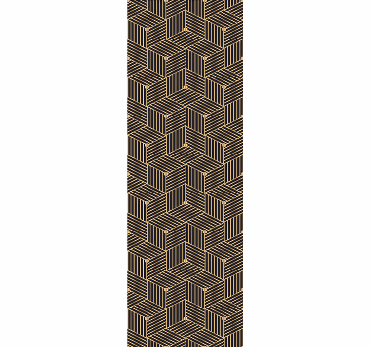 Tapete geometrisch mehrschichtiges musterdesign - TenStickers