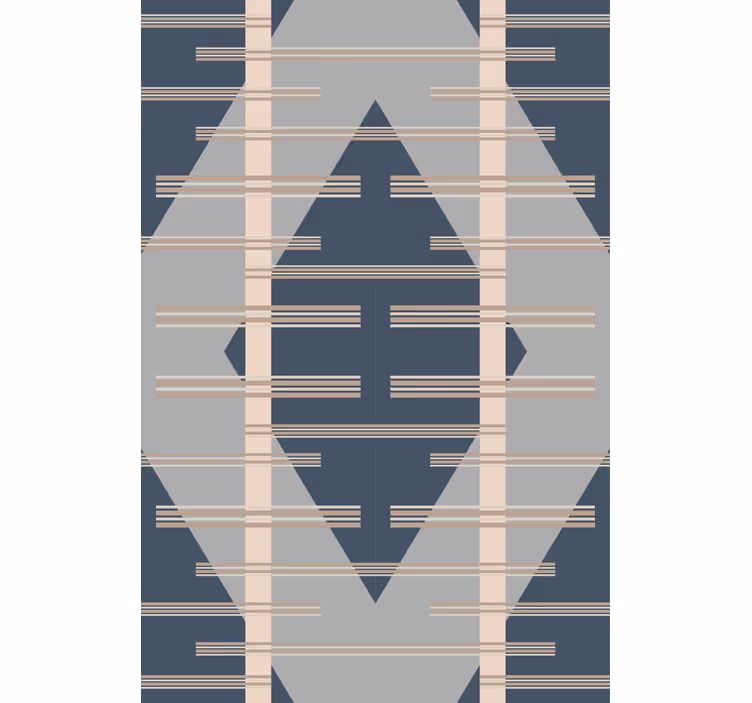 Tapete geometrisch graues rautenmuster - TenStickers
