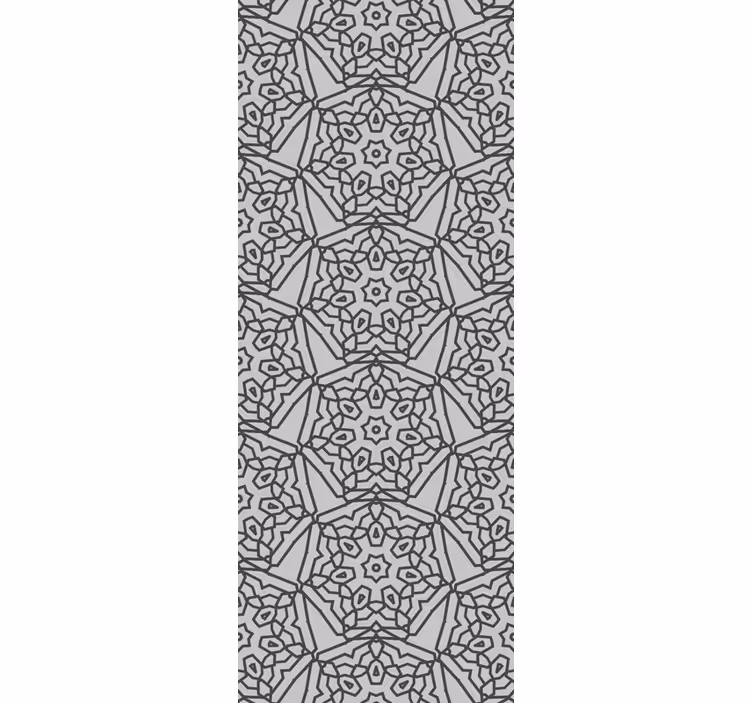 Ornament tapete mit filigranem musterdesign - TenStickers