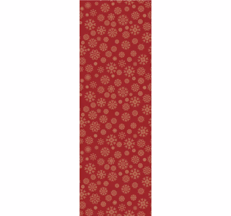 Tapete weihnachten frostiges blumendesign - TenStickers