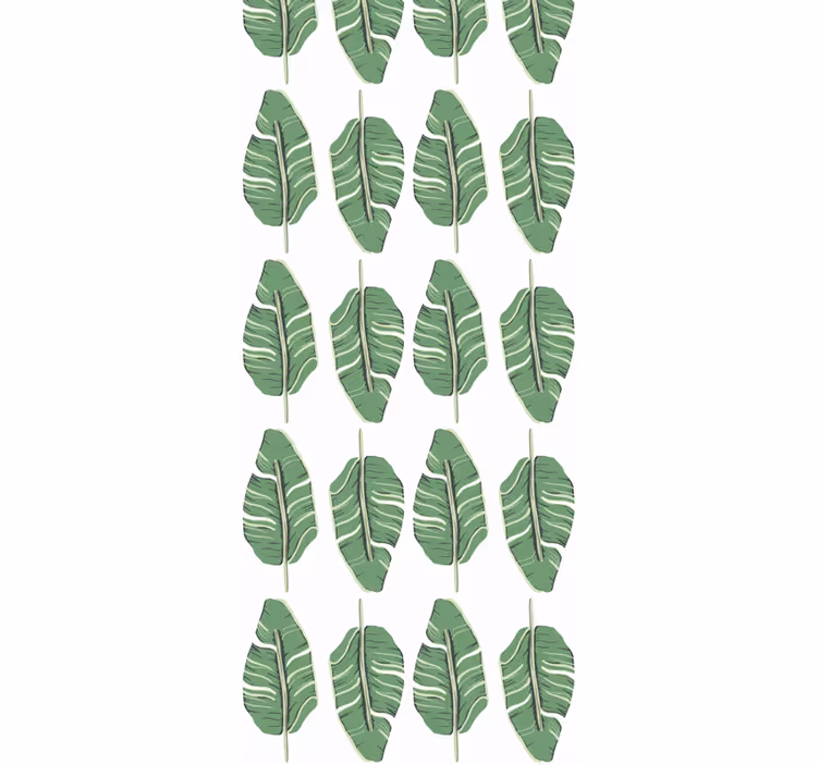 Tapete Blätter blattgrüne eleganz - TenStickers
