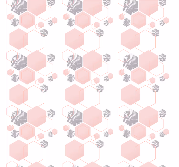 Tapete geometrisch wabenmuster-design - TenStickers