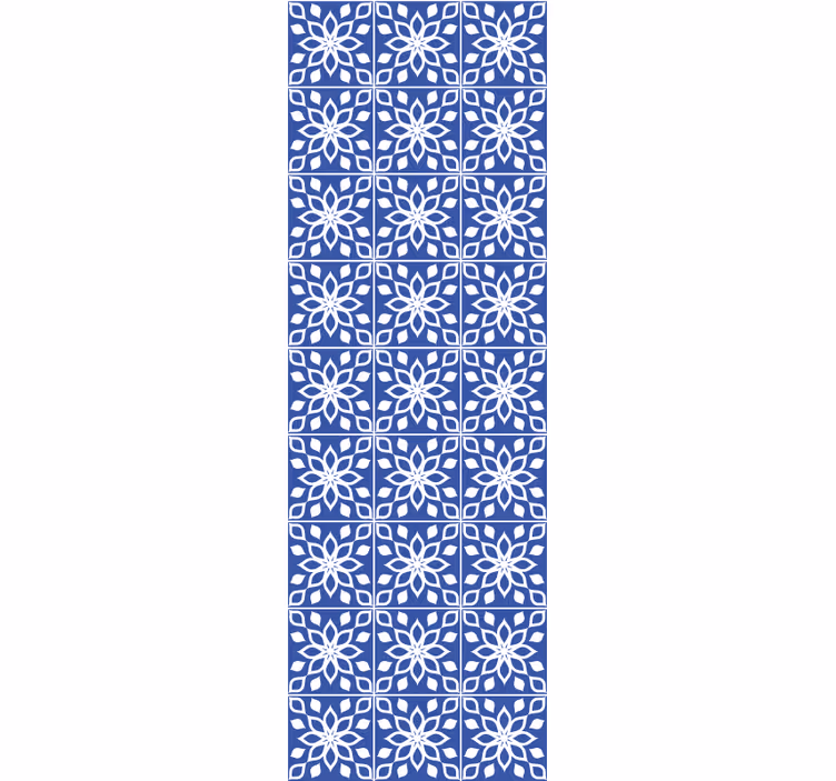 Tapete fliesenoptik azurmosaik - TenStickers